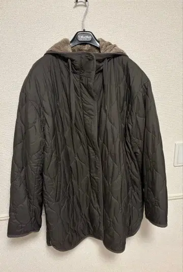 [ 클리닝 완료 ] 프레임워크 퀼팅 보아 2WAY 후디 코트