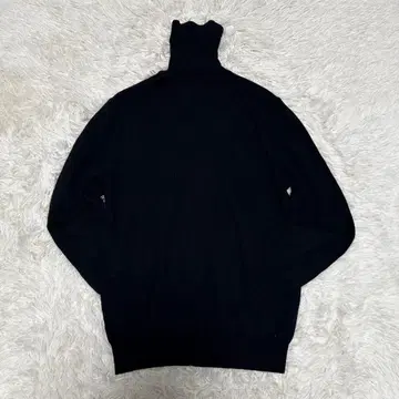 수트 컴퍼니 남성용 터틀넥 니트 네이비 XL 울 워셔블