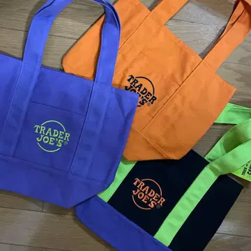 택 포함 새상품 Trader Joe's 미니 토트백 3종 세트