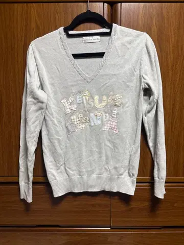 새상품급 케이스케칸다 패치워크 니트 아플리케 사이즈 1