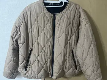 ZARA 브라운 퀼팅 자켓