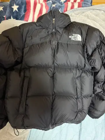 THE NORTH FACE 블랙 다운 자켓 XL