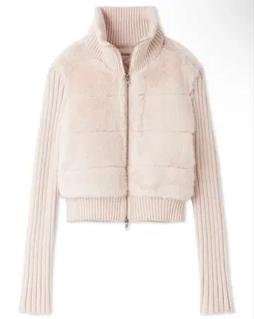 SNIDEL 스나이델 퍼 니트 블루종