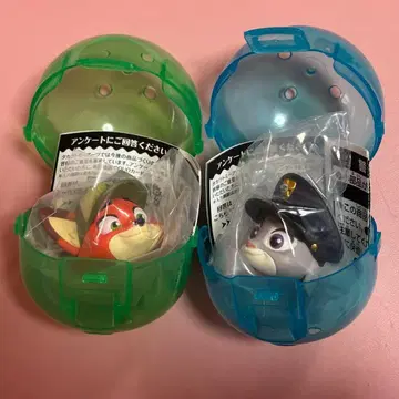 주토피아 패션 반지 유년기 2종 세트