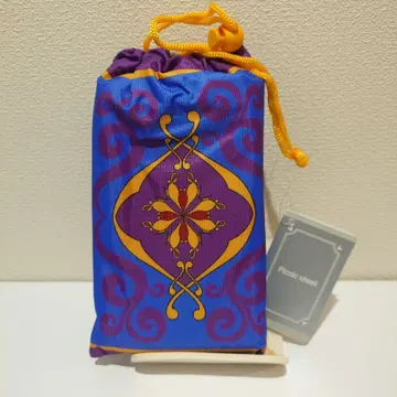 디즈니 스토어 알라딘 돗자리 마법의 양탄자 파우치 포함