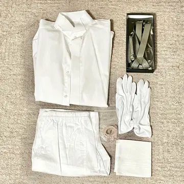 결혼식 신랑 턱시도용 7세트 M 사이즈