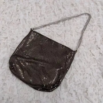 [Whiting and Davis] 메쉬백 메탈 체인 미니백