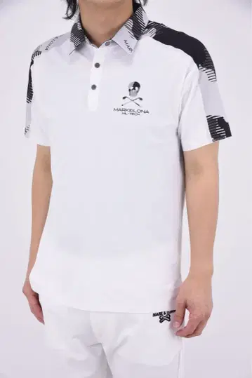 MARK&LONA 화이트 피케 셔츠 ML-TECH