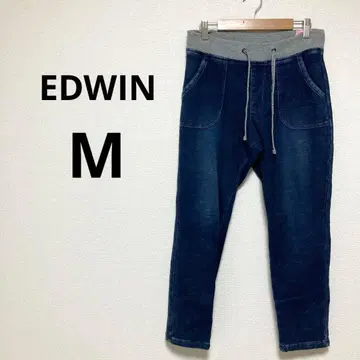 EDWIN 에드윈 여성용 데님 이지 팬츠 다크 네이비 M 캐주얼