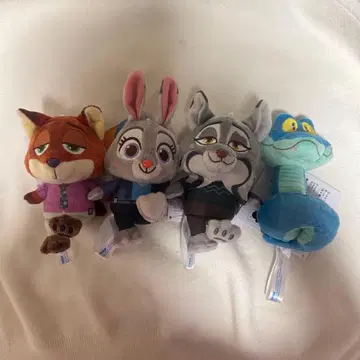 주토피아2 빨간 볼 마스코트 전 4종 컴플리트 세트