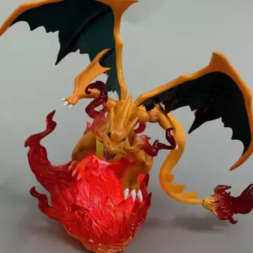 포켓몬 리자몽 큰 피규어 약 18cm LED 점등