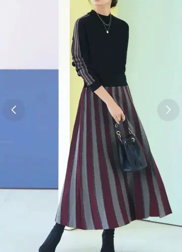 루일 에 부티크 샤이니 라인 니트 원피스