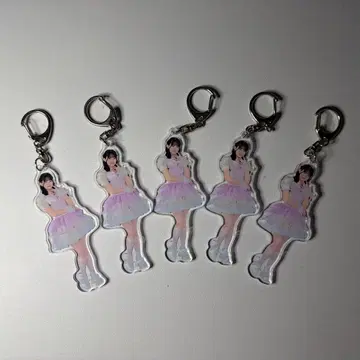 Pixel Ribbon 마시로 미오 초기 의상 아크릴 키링 5개