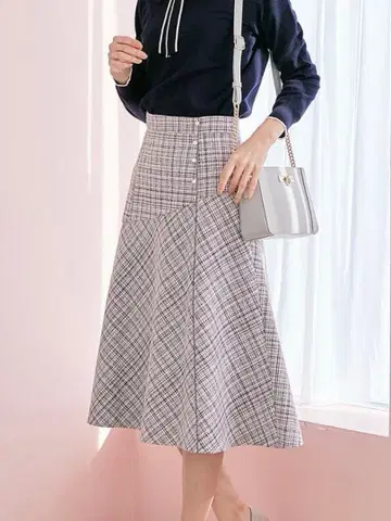 any sis 라이트 트위드풍 스커트