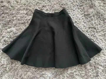 르쉘 블루 스트레치 플레어 스커트 36