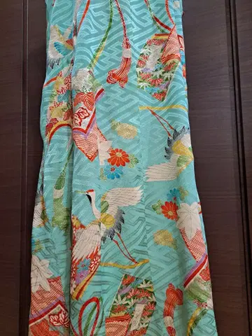 기모노 리메이크 순수 실크 앤티크 어린이 기모노 귀여운 슬리브리스 원피스