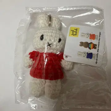 미피 저스트더치 키링 뜨개인형 레드