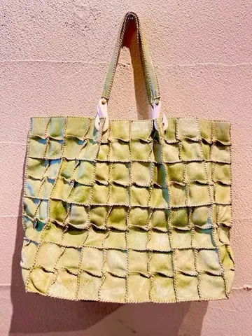 자망 퓌에슈 HONU 오누 가죽 패치워크 토트백