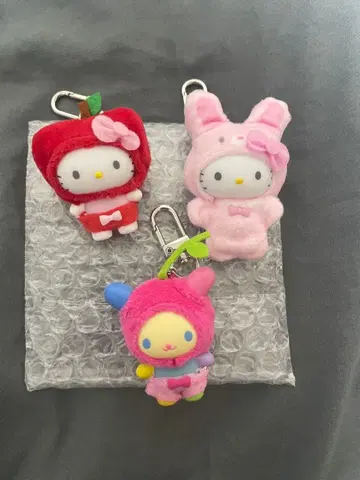 산리오 치비토모 우사하나 키티 3점 세트