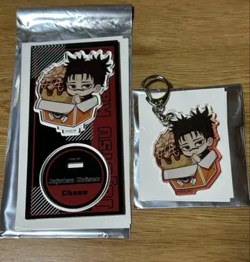 주술회전 x 바쿠단야키혼포 쵸소 아크릴 스탠드 & 키링 세트