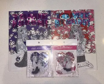 이토 준지 산리오 갸루 토미에 클리어 파일 배경 포함 아크릴 스탠드