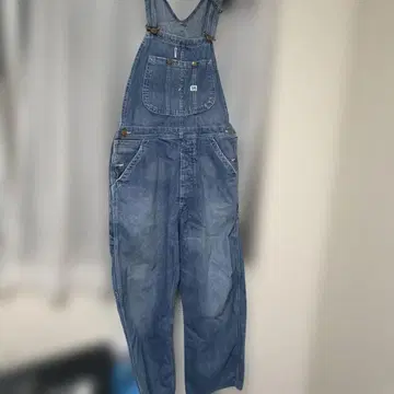Lee 데님 블루 오버롤