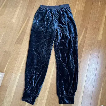 스터닝 루어 전체 밴딩 벨로아 팬츠