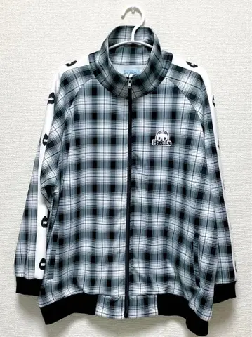 새상품 Hauls 하우루즈 신!패턴 네신오저지 참상! 체크 블랙 겉옷