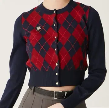 THE MET + LILY BROWN 아가일 가디건