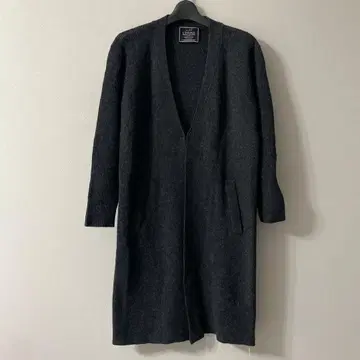 새상품 JS.WORKS 저널 스탠다드 롱 가디건 울 100%