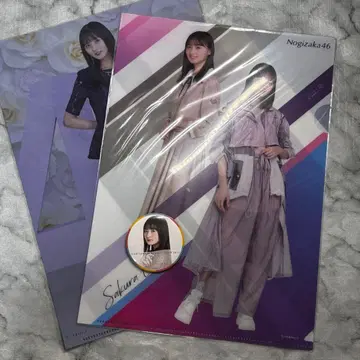 노기자카46 엔도 사쿠라 클리어 파일 캔뱃지