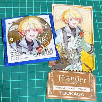 프로세카 텐마 츠카사 세카라이 캔뱃지 티켓풍 카드 2세트