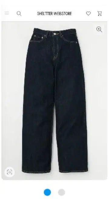 새상품급 25인치 moussy HW 90s straight 데님