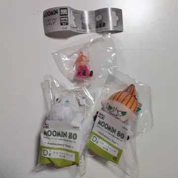 무민 다이토 복권 D상 마스코트 배지, 클리어 소프트 비닐 피규어