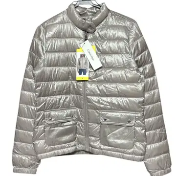 새상품 택 Calvin Klein 골드 실버 다운 자켓 M 상당