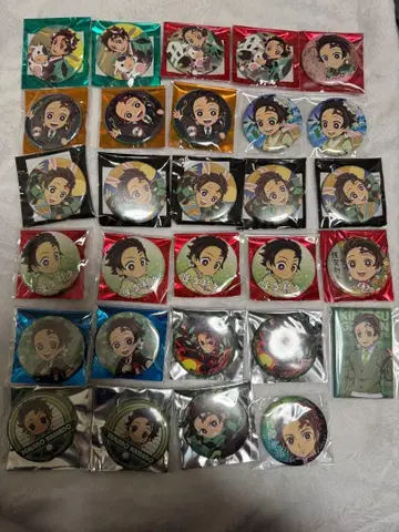 귀멸의 칼날 카마도 탄지로 캔뱃지 묶음 판매