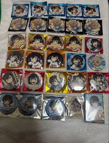 귀멸의 칼날 하시비라 이노스케 캔뱃지 묶음 판매