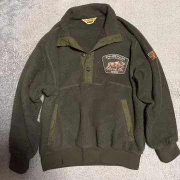 80s 빈티지 플리스 자켓 스냅T 짧은 기장