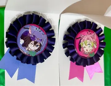 귀멸의 칼날 ufotable 카페 할로윈 코사지풍 캔뱃지 이구로 미츠리