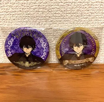 리본 캔뱃지 AVIOT 이어폰 콜라보 레어 노멀 히바리 쿄야