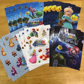 슈퍼 마리오 갤럭시 클리어 파일 컴플리트 x 4세트