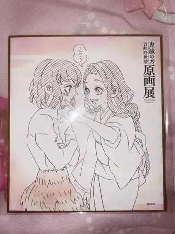 귀멸의 칼날 원화전 색지 컬렉션 이노스케 코토하