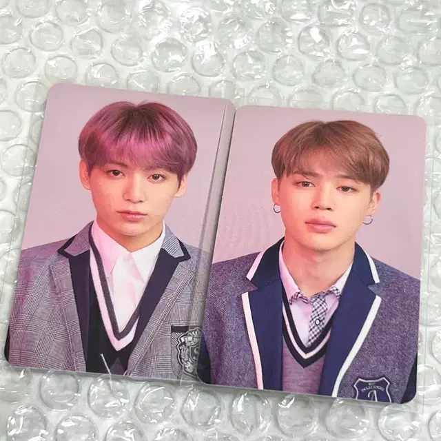 bts 방탄 정국 지민 럽셀 교복 포카 양도