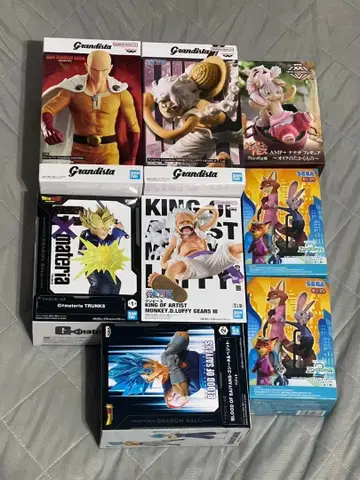원피스 드래곤볼 피규어 묶음 판매