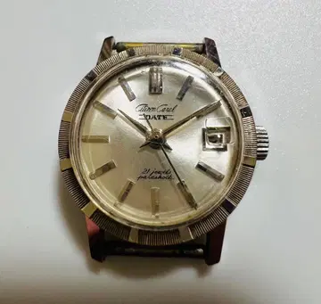 수동 와인딩 시계 21 jewels 실버 다이얼