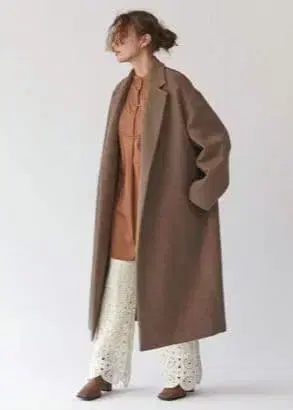 Ungrid 언그리드 루즈 실루엣 기모 체스터 코트