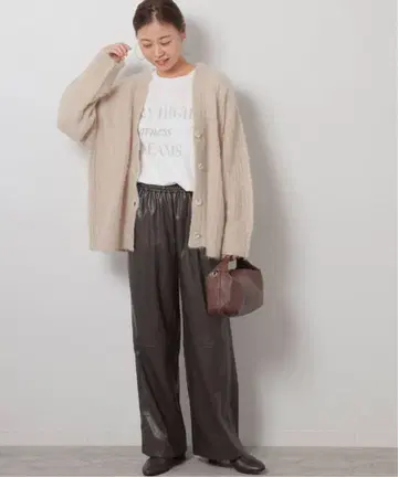 JOURNAL STANDARD relume 인조 가죽 이지 팬츠