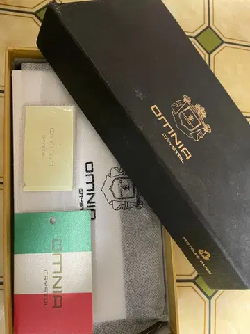 [ 미사용 새상품 ] OMNIA 블랙 장지갑