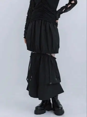 HOUGA STUDIOUS 별주 twins skirt 스커트 롱 기장