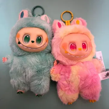 러브브 몬스터풍 봉제 인형 2색 세트